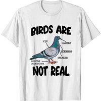 Birds Are Not Real Funny Bird Spies Conspiracy Theory T-Shirt