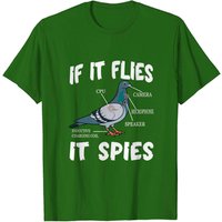 Birds Are Not Real Funny Bird Spies T-Shirt for Men