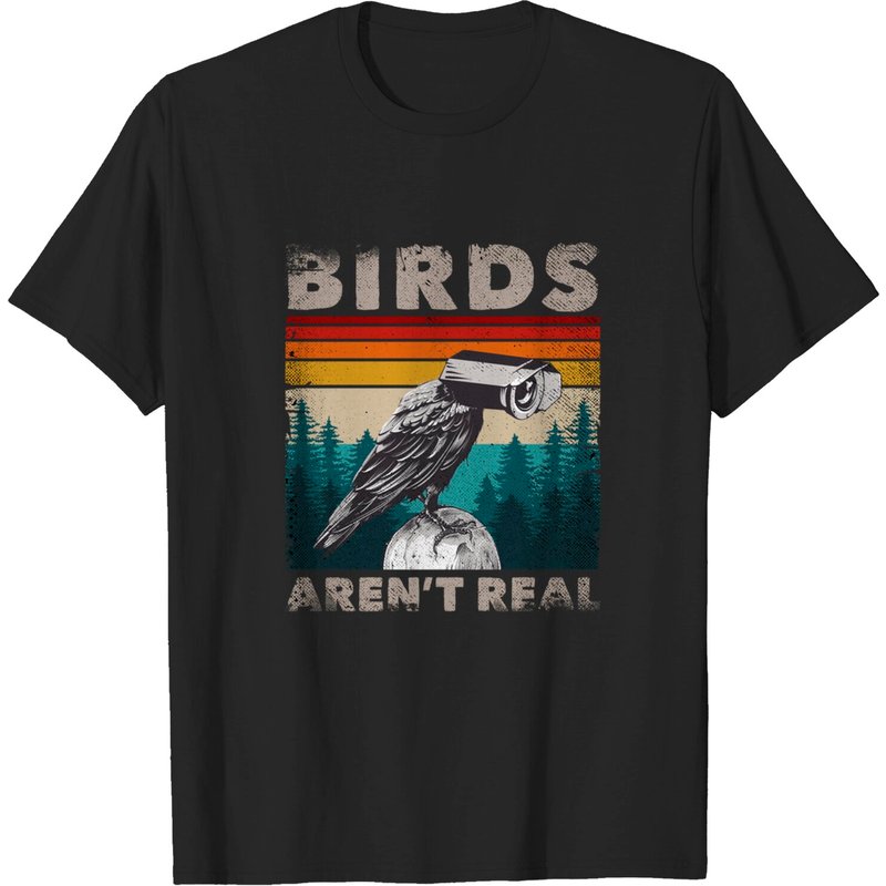 T-shirt Humoristique Oiseaux Surveillance Truther CCTV pour Hommes — T-shirts pour hommes