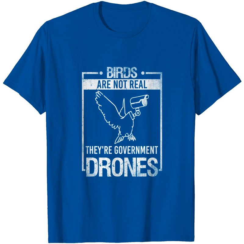 T-Shirt pour hommes Birds Are Not Real Government Drones — T-shirts pour hommes