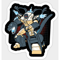 Autocollant Grimzilla Transformers — Autocollants et stickers
