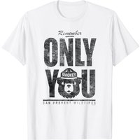 T-shirt Distressed Oversized Smokey Bear pour hommes