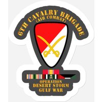 6th Cavalry Bde Desert Storm Sticker