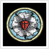 Luther Rose Distressed Design Sticker