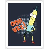 Rick And Morty Mr Poopybutthole Ooh Wee Sticker — Stickers & Decals