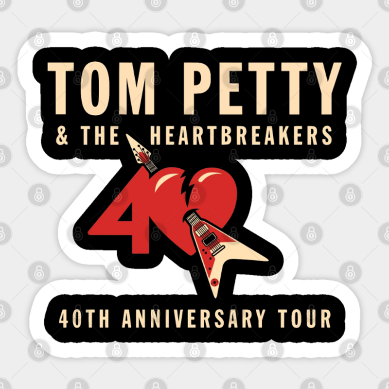 Autocollant Tom Petty And The Heartbreakers - Tom Petty — Autocollants et stickers