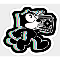 Hip Hop Felix - Felix The Cat Sticker — Stickers & Decals