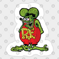 Ratfink Sticker - Custom Shape Kiss-Cut Design — Stickers & Decals