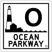 Ocean Parkway Long Island Sticker