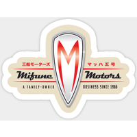 Mifune Motors - Speed Racer Sticker