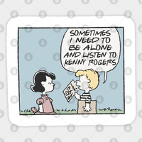 Kenny Rogers Vinyl Obsessive Comic Fan Art Sticker — Stickers & Decals