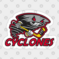 Cyclones Hockey Logo Sticker — Stickers & Decals