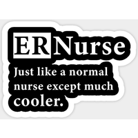 Autocollant Infirmière ER — Autocollants et stickers