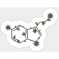 Autocollant Serotonin Santé Mentale — Autocollants et stickers