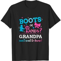 T-shirt pour hommes - Grand-père assorti pour fête de bébé - Bottes ou nœuds — T-shirts pour hommes