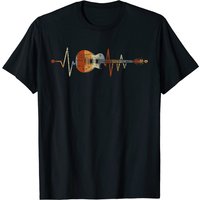 T-shirt Heartbeat Guitarist pour hommes