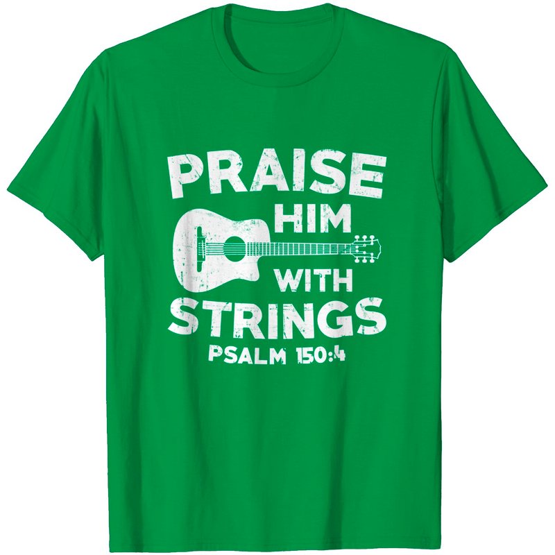 T-shirt pour hommes Christian Music Church Guitar Bass Jesus — T-shirts pour hommes