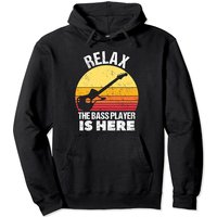 Relax The Bass Player Is Here Sweat à Capuche pour Guitaristes