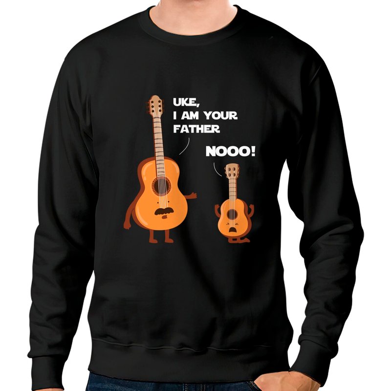 Uke I Am Your Father - Sweatshirt de Musique Ukulélé — Sweats à capuche pour hommes