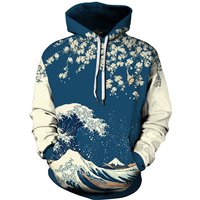 Hoodie 3D Fleurs Japonaises pour Enfants — Sweats à capuche pour hommes