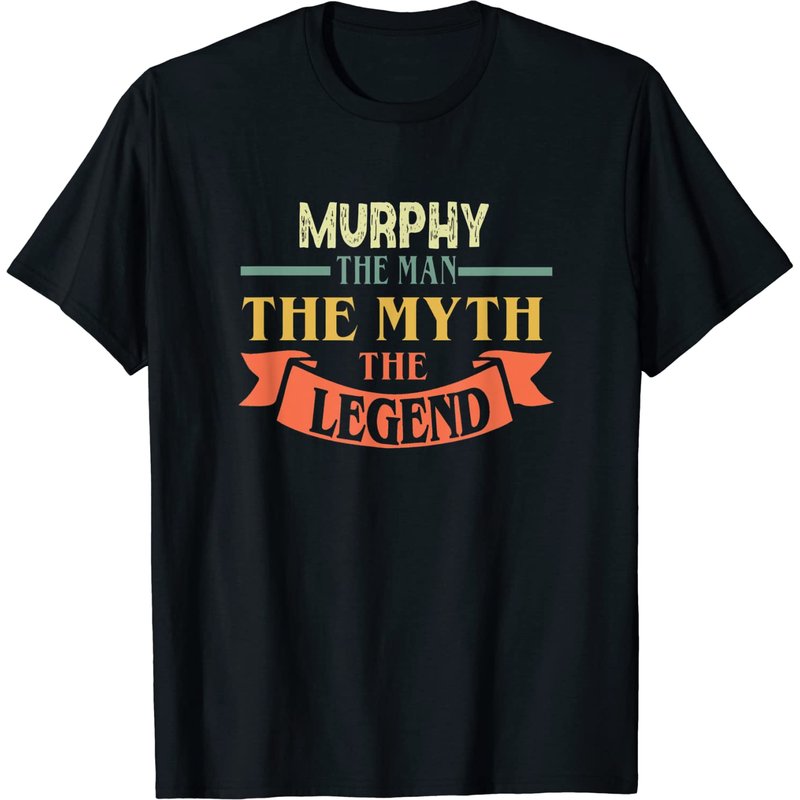 T-shirt Personnalisez le nom Murphy L'Homme Le Mythe La Légende — T-shirts pour hommes