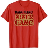 T-shirt de football Bang Bang Niner Gang pour hommes