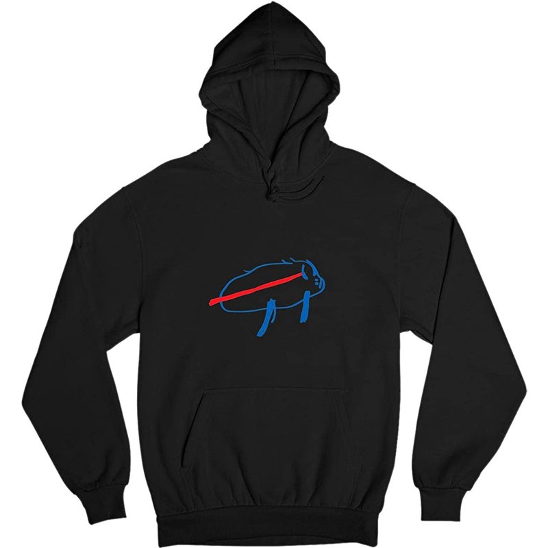 Hoodie Josh Allen Potato pour Unisexe en Noir — Sweats à capuche pour hommes