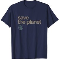 T-shirt Distress Vintage Sauvez la Planète pour Hommes — T-shirts pour hommes