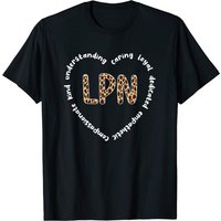 LPN Nurse Heart Men's T-Shirt | Licensed Practical Nurse