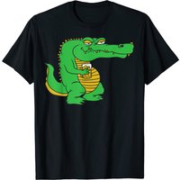 T-shirt drôle Alligator qui boit pour hommes — T-shirts pour hommes