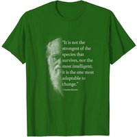 Charles Darwin Species Quote T-Shirt for Men