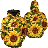 Sunflower Hoodie 3D for Kids