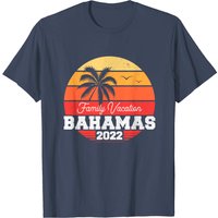 T-shirt de groupe assorti pour hommes Bahamas Vacances en famille 2022 — T-shirts pour hommes