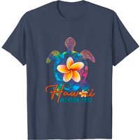 T-shirt assorti de vacances en famille avec tortue hawaïenne 2022 pour hommes — T-shirts pour hommes