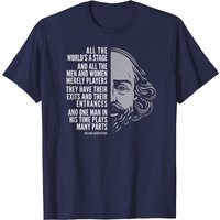 William Shakespeare All The World's A Stage T-Shirt for Men