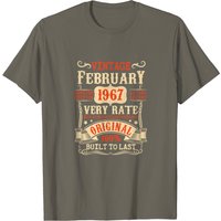 T-shirt Vintage Février 1967 pour Hommes de 55 Ans — T-shirts pour hommes