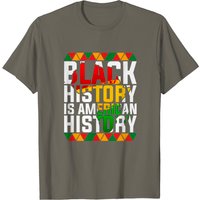 Black History Is American History Patriotic T-Shirt for Men — Mens T Shirts