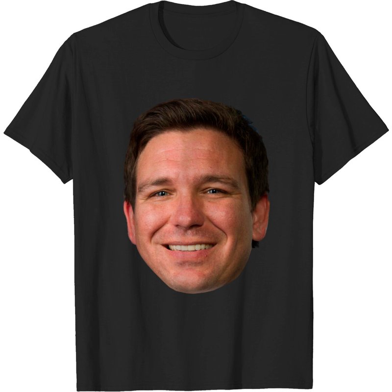 Ron DeSantis - T-shirt avec le visage du gouverneur de la Floride — T-shirts pour hommes