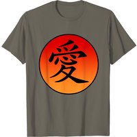 T-shirt Love écrit en caractères kanji chinois traditionnels pour hommes — T-shirts pour hommes