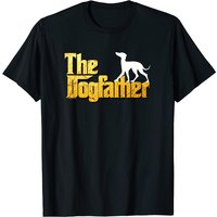 T-Shirt pour Hommes avec un Lévrier Italien en Noir — T-shirts pour hommes