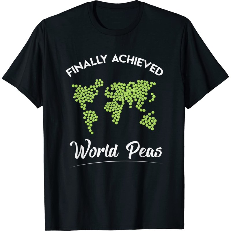 Funny World Peace On Earth Pun T-Shirt for Men