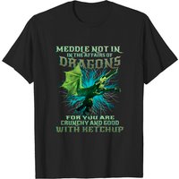 Meddle Not In The Affairs Of Dragons T-Shirt for Men — Mens T Shirts