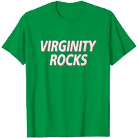 Virginity Rocks Heather Men's T-Shirt — Mens T Shirts