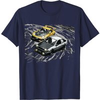 T-shirt JDM Car Street Drift Race 86 Vs FD Style Anime
