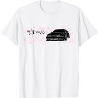 Cherry Blossom 240sx S14 JDM Drift Illustrated T-Shirt for Men — Mens T Shirts
