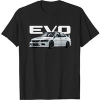 JDM Car EVO T-Shirt for Men in Black — Mens T Shirts