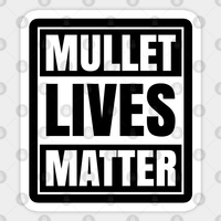 Mullet Hair Cut Style Sticker - Barber Southern South USA — Stickers & Decals
