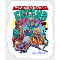 Merci d'être un ami - Sticker Golden Girls — Autocollants et stickers