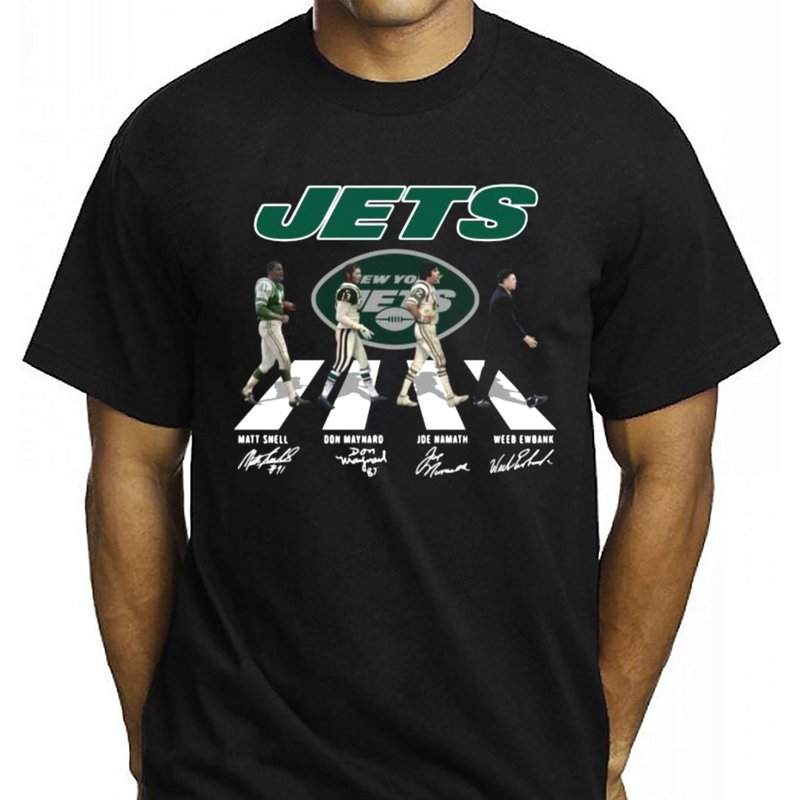 Don Maynard New York Football Abbey Road T-Shirt for Men — Mens T Shirts