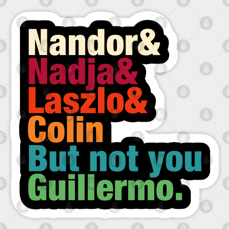 Guillermo Not Friends - What We Do In The Shadows Sticker — Stickers & Decals